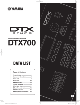 Yamaha DTX700 Handleiding