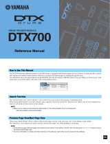 Yamaha DTX700 Handleiding