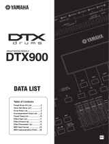 Yamaha DTX900 Data papier