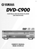 Yamaha DVD-C900 Handleiding