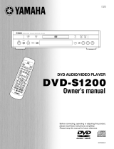 Yamaha DVD-S1200 de handleiding