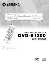 Yamaha DVD-S1200 Handleiding