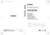 Yamaha DVD-S2700 de handleiding