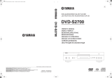 Yamaha DVD-S2700 Handleiding
