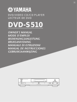 Yamaha DVD-S510 de handleiding