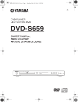 Yamaha DVD-S659 Handleiding