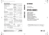 Yamaha DVD-S661 de handleiding