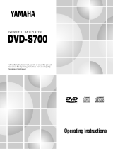 Yamaha DVD-S700 Handleiding