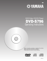 Yamaha DVD-S796 Handleiding