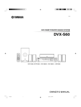 Yamaha DVX-S60 Handleiding