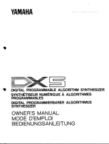 Yamaha DX5 de handleiding