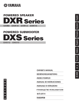 Yamaha DXR8 de handleiding