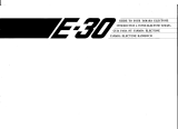 Yamaha Electone E-30 Handleiding