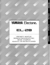 Yamaha EL-28 de handleiding
