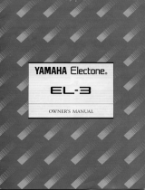Yamaha EL-3 de handleiding