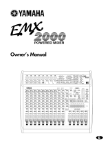 Yamaha mix EMX 2000 Handleiding