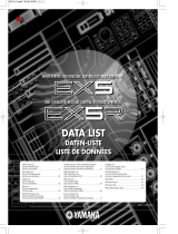 Yamaha EX5 Data papier