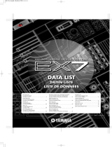 Yamaha EX7 Data papier