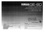 Yamaha GE-60 de handleiding