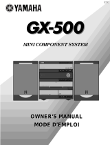 Yamaha GX500 Handleiding