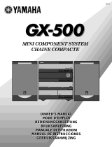 Yamaha GX-500RDS de handleiding