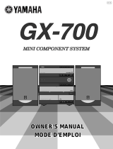 Yamaha GX700 Handleiding