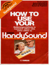 Yamaha HandySound HS-501 de handleiding