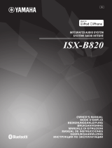 Yamaha ISX-B820 Handleiding