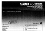Yamaha K-222 de handleiding