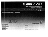 Yamaha K-31 de handleiding