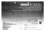 Yamaha K-600 de handleiding