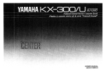 Yamaha KX-300U de handleiding