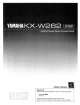 Yamaha KX-W262 de handleiding