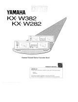 Yamaha KX-W382 de handleiding