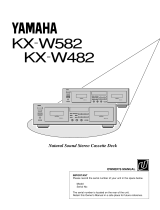 Yamaha KX W582 Handleiding
