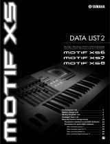 Yamaha Motif XS Data papier