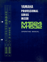 Yamaha M1524 M1532 de handleiding