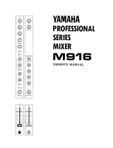 Yamaha M916 de handleiding
