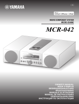 Yamaha MCR-042 White Handleiding