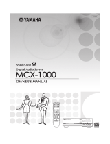 Yamaha MCX-1000 de handleiding