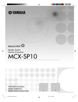 Yamaha MCX-SP10 de handleiding