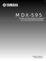Yamaha MDX-595 Handleiding