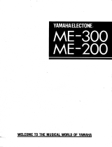 Yamaha ME-200 de handleiding