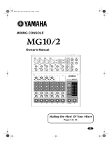 Yamaha MG10 Handleiding