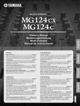Yamaha mg124c compact mengpaneel met 12 kanalen Handleiding