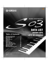 Yamaha S03SL Data papier