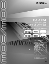 Yamaha MO8 Data papier