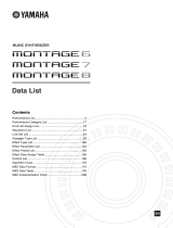 Yamaha MONTAGE6 Data papier