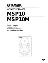 Yamaha MSP10 Handleiding