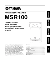 Yamaha MSR100 Handleiding